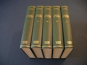 Histoire Littéraire du Maine. 10 Tomes en 5 Volumes.