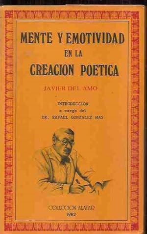 Imagen del vendedor de MENTE Y EMOTIVIDAD EN LA CREACION POETICA a la venta por Desvn del Libro / Desvan del Libro, SL