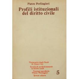 Bild des Verkufers fr Profili istituzionali del diritto civile zum Verkauf von Libreria Antiquaria Giulio Cesare di Daniele Corradi