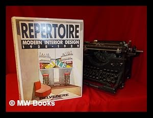 Seller image for Repertoire : Modern Interior Design 1928-1929 / Arranged and Edited by Wolfgang Hageney for sale by MW Books