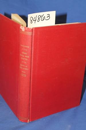 Image du vendeur pour Proceedings of the Grand Royal Arch Chapter of the State of New Jersey 1928 mis en vente par Princeton Antiques Bookshop