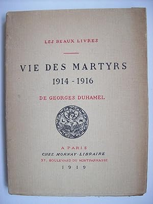 Image du vendeur pour Vie des martyrs, 1914-1916, bois gravs de Jean Lbdeff. mis en vente par Philippe Moraux