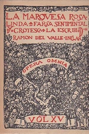 Seller image for La marquesa Rosalinda. Farsa sentimental y grotesca for sale by LIBRERA GULLIVER