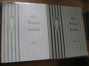Bild des Verkufers fr Stud Manager's Handbook Volume 4, From the Stud Manager's School zum Verkauf von Chuck Price's Books