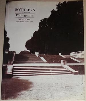 Sotheby's New York Photographs, October 15 & 16, 1992; Sale 6344