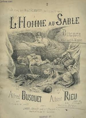 Bild des Verkufers fr L'HOMME AU SABLE - BERCEUSE POUR VIOLON + CHANT MEZZO SOPRANO OU BARYTON + PIANO. zum Verkauf von Le-Livre