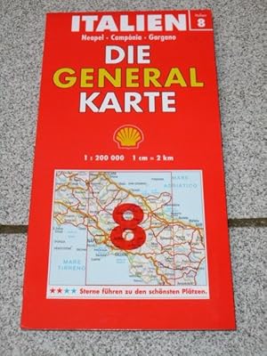 Die Generalkarte Italien ; 8: Neapel, Campánia, Gargano 1:200.000