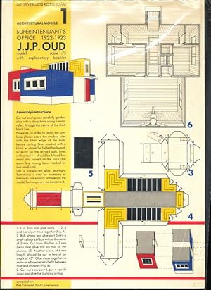 Bild des Verkufers fr Superintendant's Office 1922-1923. Scale 1:75. Architectural Models 1. [Modelbaubogen.] Compiled and written by: Piet Vollaard, Paul Groenendiik. zum Verkauf von Fundus-Online GbR Borkert Schwarz Zerfa