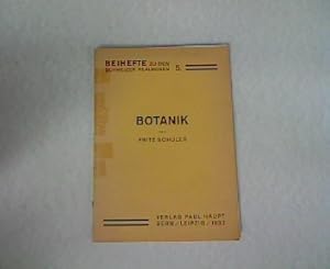 Imagen del vendedor de Botanik. Beihefte zu den Schweizer Realbogen Nr. 5. a la venta por Antiquariat Bookfarm