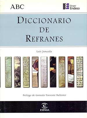 Immagine del venditore per DICCIONARIO DE REFRANES (Abc Blanco y Negro) Prologo: Gonzalo Torrente Ballester venduto da Libreria 7 Soles