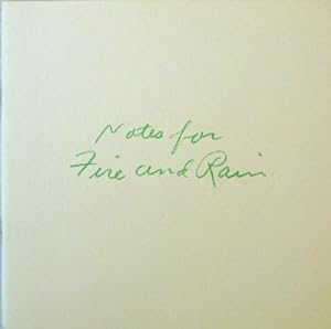 Notes For Fire and Rain