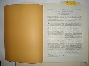 Seller image for The visibility of radiation at low intensities for sale by RogerCoyBooks