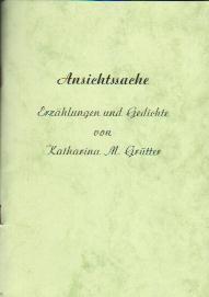 Ansichtssache - Erzählungen Und Gedichte.