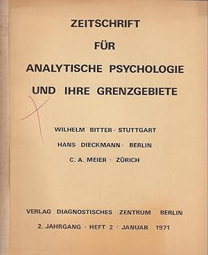 Imagen del vendedor de Zeitschrift fr analytische Psychologie und ihre Grenzgebiete. 2. Jahrgang, Heft 2, Januar1971 a la venta por PRISCA