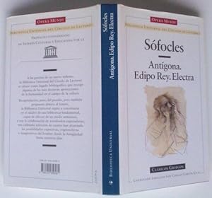 Seller image for Antgona. Edipo Rey. Electra for sale by La Social. Galera y Libros