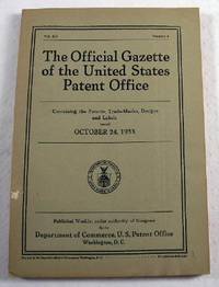 Bild des Verkufers fr The Official Gazette of the United States Patent Office. Vol. 435, No. 4 - October 24, 1933 zum Verkauf von Resource Books, LLC