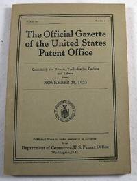 Image du vendeur pour The Official Gazette of the United States Patent Office. Vol. 436, No. 4 - November 28, 1933 mis en vente par Resource Books, LLC