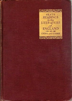 Imagen del vendedor de Heath Readings in the Literature of England a la venta por Round Table Books, LLC