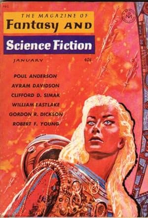Seller image for The Magazine Of Fantasy And Science Fiction January 1961 ---Time Lag, Hopsoil, What Nice Hands Held, Rehabilitated, Return Journey, Shotgun Cure, The Man on the Beach, The Sources of the Nile, "Here it Comes; There it Goes!", + for sale by Nessa Books