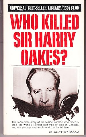 Who Killed Sir Harry Oakes?