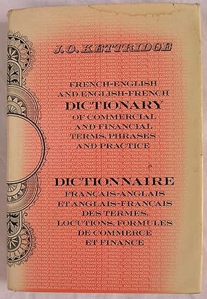 Imagen del vendedor de French-English and English-French Dictionary of Commercial and Financial Terms, Phrases and Practice a la venta por The Glass Key