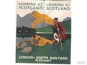 Imagen del vendedor de Looking at Scotland - LNER - (Publicity Leaflet for American Market) a la venta por Creaking Shelves Books