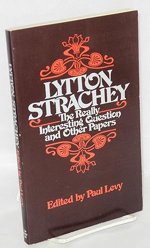 Immagine del venditore per The really interesting question an other papers, edited and with an introduction and commentaries by Paul Levy venduto da Bolerium Books Inc.