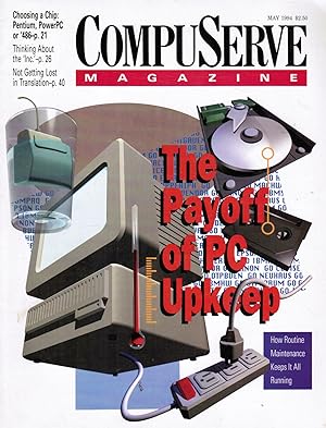 Compuserve Magazine: May 1994 The Payoff of PC Upkeep (Featured)