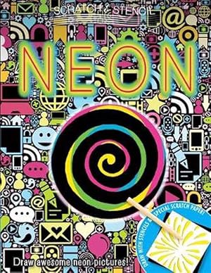 Seller image for Scratch & Stencil: Neon [With Stencils and Black Scratch Paper] (Paperback) for sale by Grand Eagle Retail