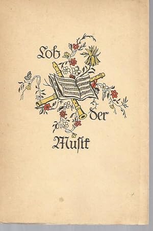 Imagen del vendedor de Lob der Musik: Ein Spruchbuchlein gesammelt von Alfred Klose (1938) a la venta por Bookfeathers, LLC