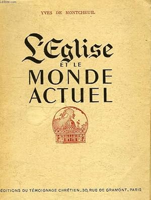 Seller image for L'EGLISE ET LE MONDE ACTUEL for sale by Le-Livre