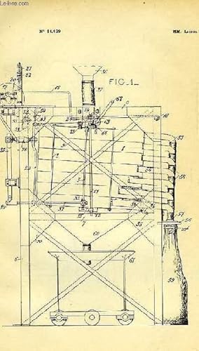 Seller image for II, ALIMENTATION, 1, APPAREIL TAMISEUR, 1re ADDITION AU BREVET D'INVENTION N 393.608, OFFICE NATIONAL DE LA PROPRIETE INDUSTRIELLE for sale by Le-Livre