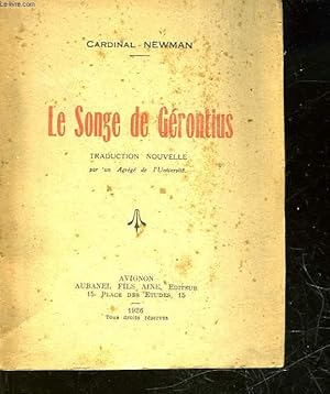 Image du vendeur pour LE SONGE DE GERONTIUS mis en vente par Le-Livre