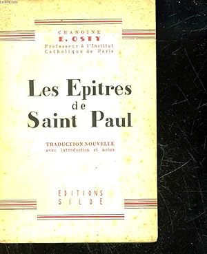 Seller image for LES EPITRES DE SAINT PAUL for sale by Le-Livre