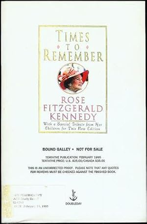 Seller image for Times to Remember for sale by Bookmarc's