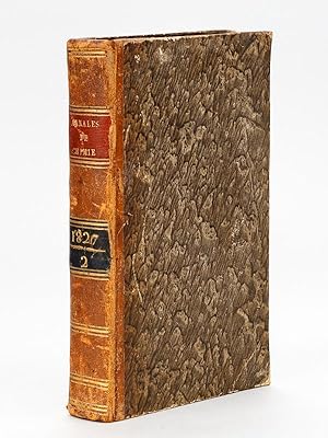 Annales de Chimie et de Physique. 1827 - Volume 2 : Tome Trente-Cinquième [ Tome 35 ] : De l'Elec...