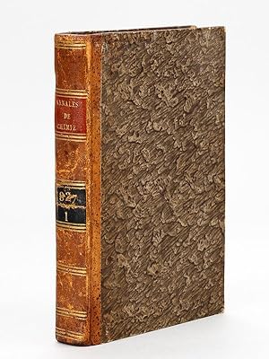 Annales de Chimie et de Physique. 1827 - Volume 1 : Tome XXXIV : Mémoire sur l'aimantation (Savar...