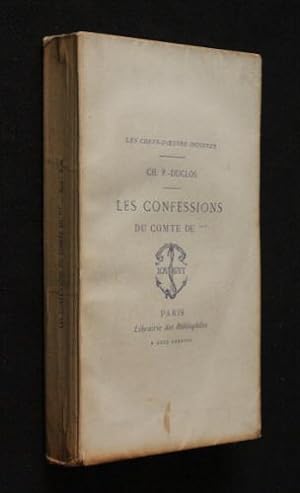 Bild des Verkufers fr Les confessions du Comte de *** zum Verkauf von Abraxas-libris
