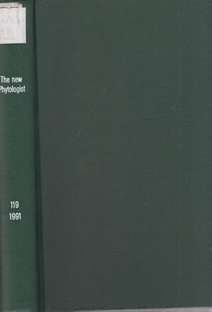 Bild des Verkufers fr The new Phytologist. An international journal of the plant sciences. Volume 119 / 1991. Numbers 1-4 (September - December 1991). --- From the contents (mentioned here are just longer essays with at least 10 pages): Mechanisms of action of abscisic acid at the cellular level (Alistair M. Hetherington and Ralph S. Quatrano) / Photosynthesis of tropical tree seedlings in relation to light and nutrient supply. (I. Riddoch, T. Lehto and J.Grace) / Achievable productivities of certain CAM plants: basis for high values compared with C3 and C4 plants (Park S. Nobel) / Apoplastic and symplastic pathways in the leaf of the grey mangrove Avicennia marina (Forsk.) Vierh. (Melissa A. Fitzgerald and William G. Allaway) / Tansley review No. 33: Evolution of resistance to fungal parasitism in natural ecosystems (Michele C. Heath) / Tansley review No. 34: The hydraulic architecture of trees and other woody plants (Melvin T. Tyree and Frank W. Ewers) / Fructan exohydrolase activity in leaves of Lolium t zum Verkauf von Antiquariat Carl Wegner