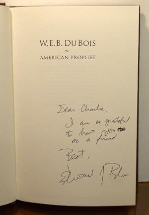 Immagine del venditore per W.E.B DU BOIS: AMERICAN PROPHET [SIGNED] venduto da RON RAMSWICK BOOKS, IOBA