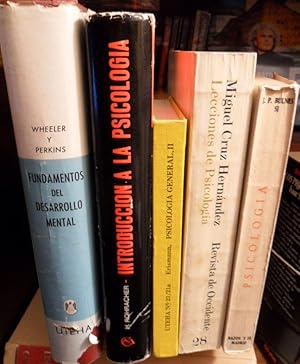 Immagine del venditore per FUNDAMENTOS DEL DESARROLLO MENTAL + INTRODUCCIN A LA PSICOLOGA + PSICOLOGA GENERAL tomo II Fenmenos psquicos fundamentales + LECCIONES DE PSICOLOGA + PSICOLOGA (5 libros) venduto da Libros Dickens