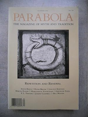 Seller image for Parabola - Myth and the quest for meaning - Volume XIII, number 2 - Repetition and renewal for sale by Frederic Delbos