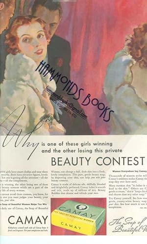 Bild des Verkufers fr Advertisement: for Camay Soap - "Why is One of These Girls Winning." zum Verkauf von Hammonds Antiques & Books