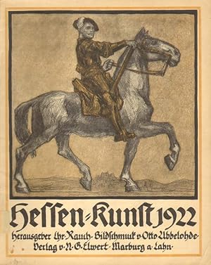 Imagen del vendedor de Hessen-Kunst 1922. Jahrbuch fr Kunst- u. Denkmalpflege in Hessen und im Rhein-Main-Gebiet. a la venta por Versandantiquariat Boller