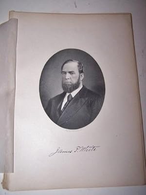 Bild des Verkufers fr JAMES P. WHITE [Steel Engraved Portrait] zum Verkauf von Antiquarian Bookshop
