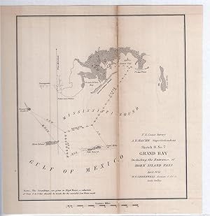 Image du vendeur pour GRAND BAY INCLUDING THE ENTRANCE OF HORN ISLAND PASS mis en vente par Frey Fine Books