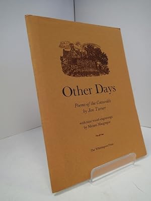 Other Days; Poems by Jim Turner