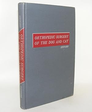 Imagen del vendedor de ORTHOPEDIC SURGERY OF THE DOG AND CAT a la venta por Rothwell & Dunworth (ABA, ILAB)