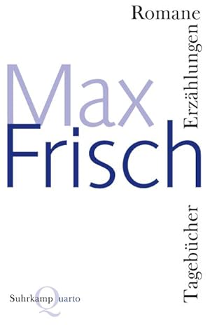 Seller image for Romane, Erzhlungen, Tagebcher : Mit einem Nachwort von Volker Hage for sale by AHA-BUCH GmbH