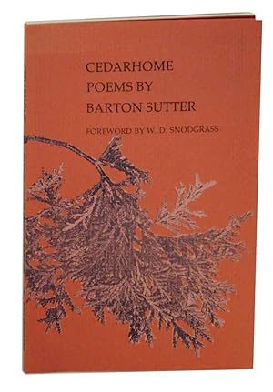 Seller image for Cedarhome Poems for sale by Jeff Hirsch Books, ABAA